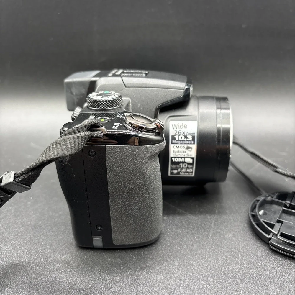 Nikon COOLPIX P100 10.3MP Digital Camera 26x Zoom Tested Battery